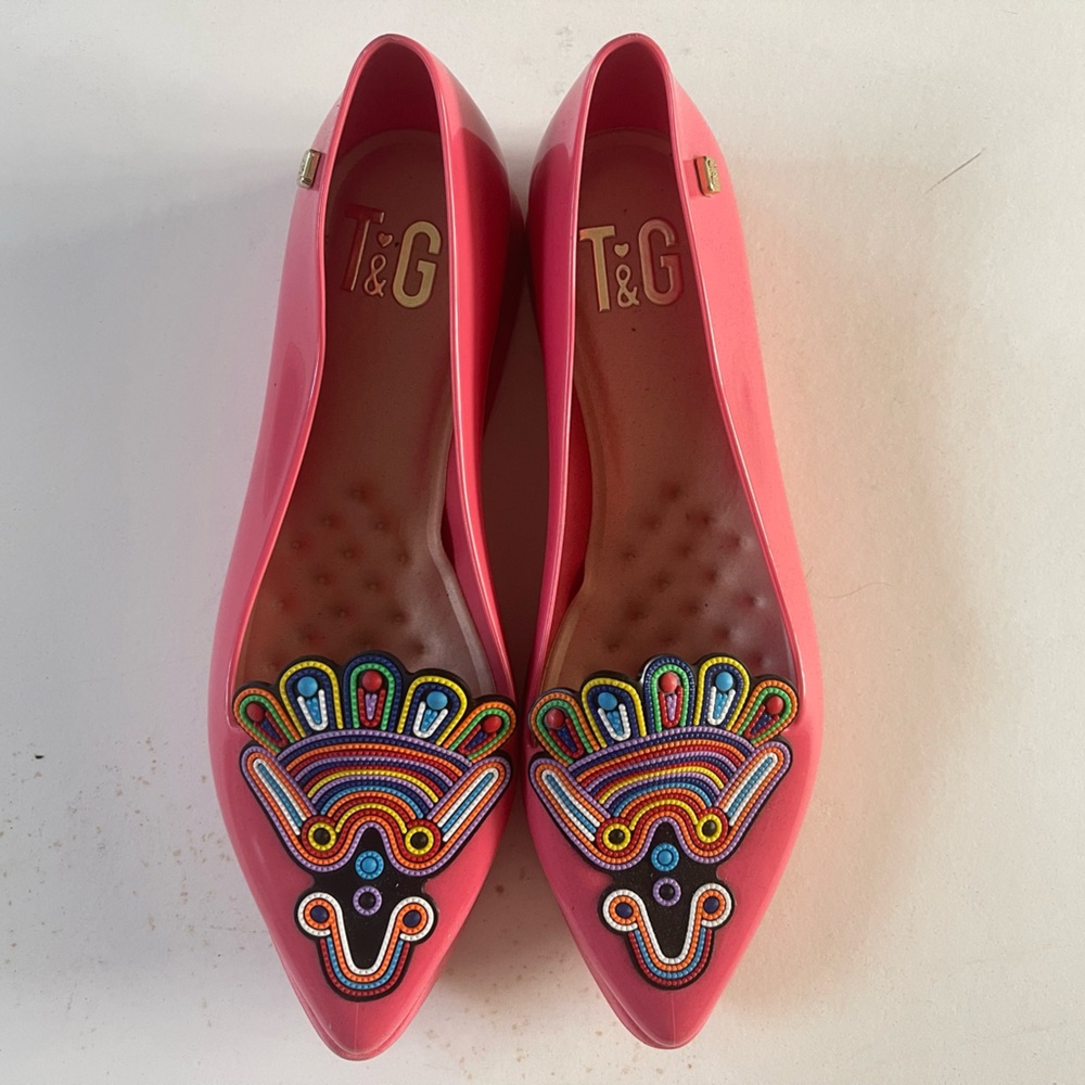 T&G Brazil, shoes silicon, size 8. New